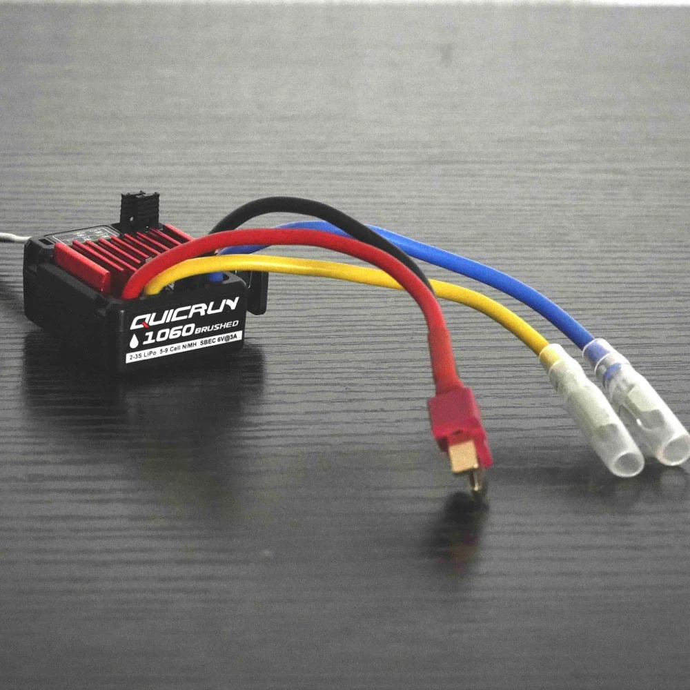 Hobbywing 30120203 Quicrun 1060 60A Waterproof Brushed ESC (T- Plug) - Image 5