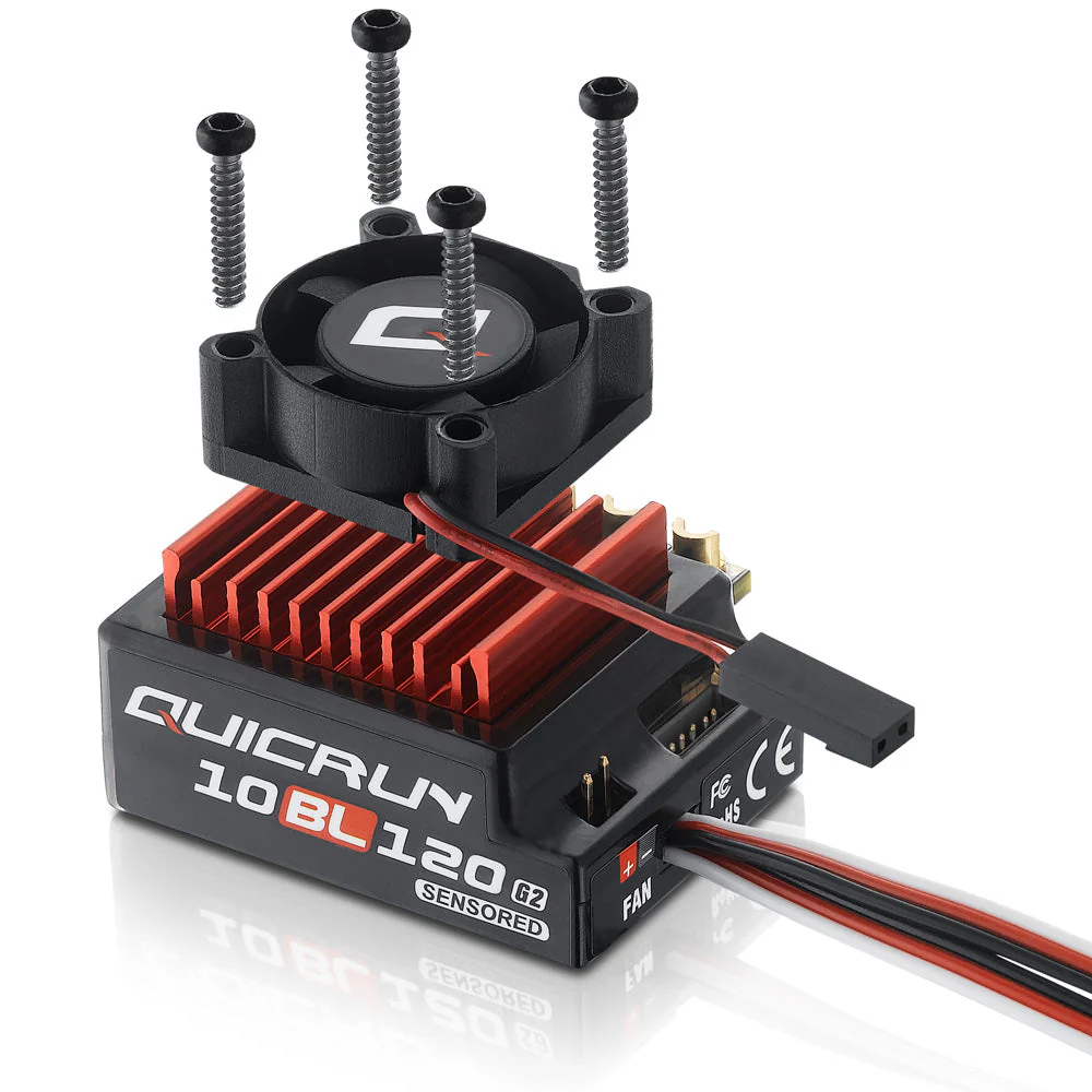 Hobbywing HW30125002 QUICRUN 10BL120 Sensored 120A ESC G2 - Image 2