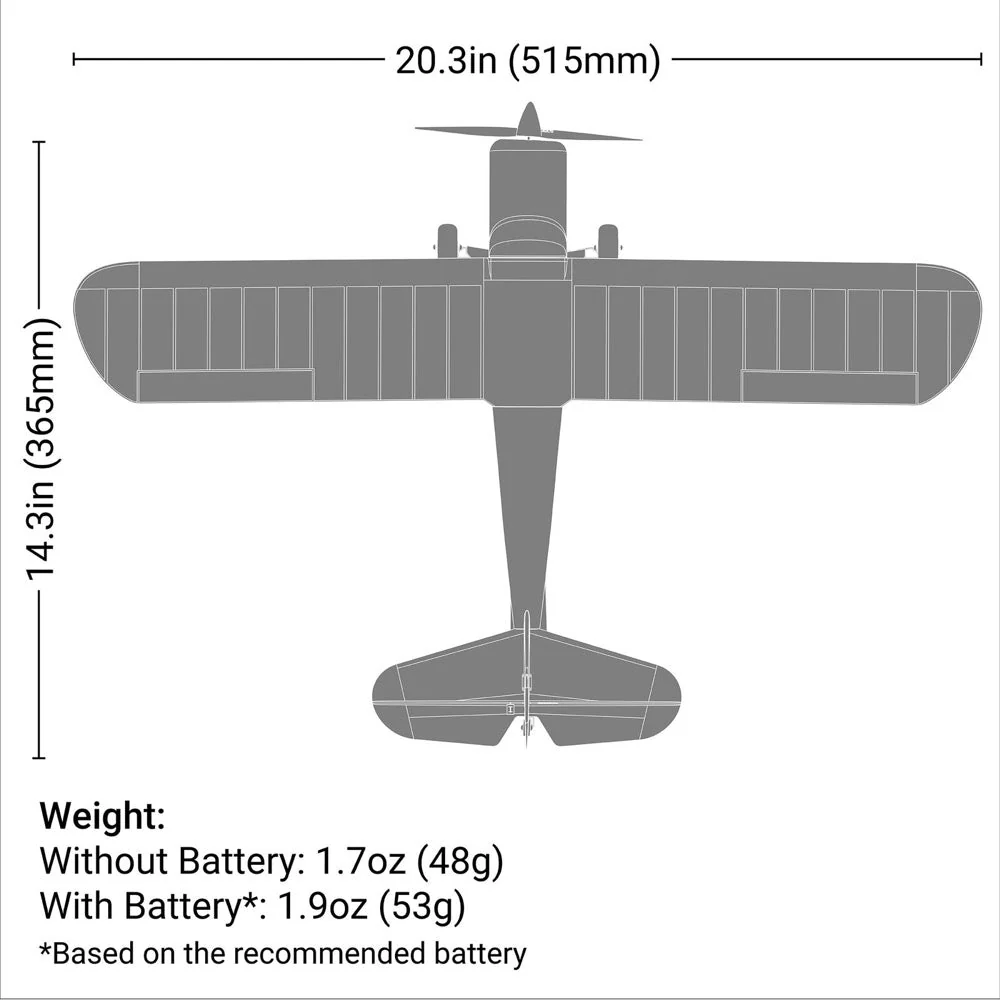 Hobbyzone Champ Anniversary Special Edition RC Plane BNF Basic HBZ04950 - Image 22