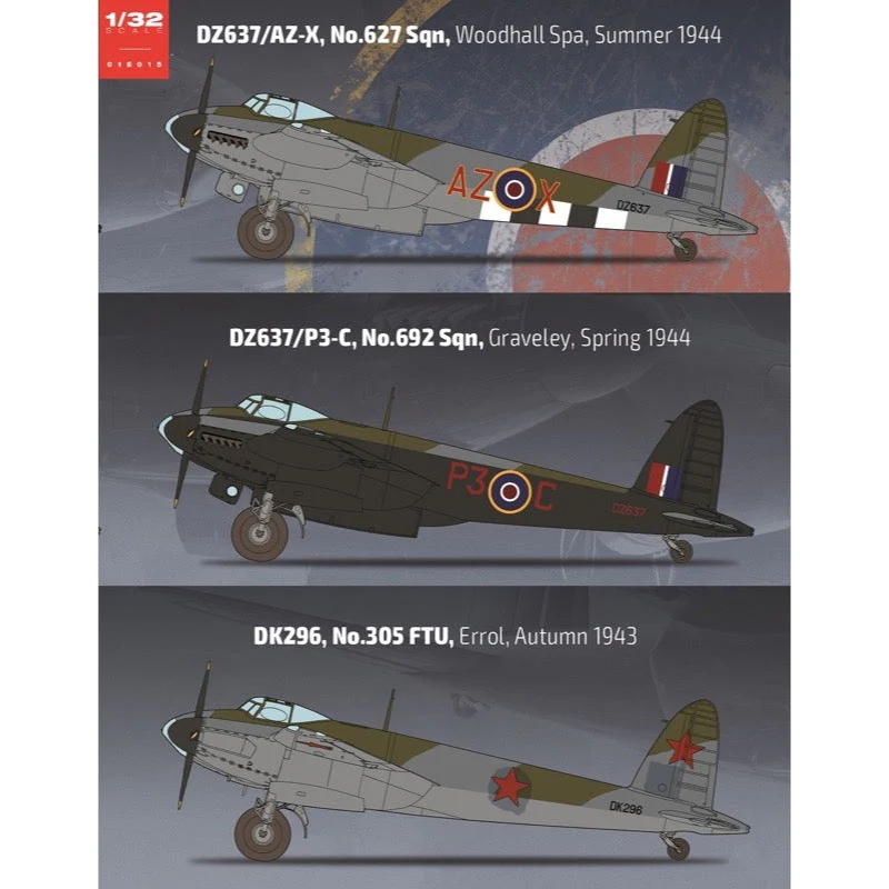 Hong Kong Models 01E015 1/32 De Havilland Mosquito B MK IV Series II - Image 4