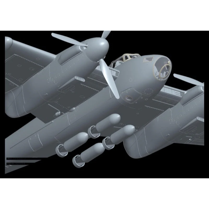 Hong Kong Models 01E015 1/32 De Havilland Mosquito B MK IV Series II - Image 9