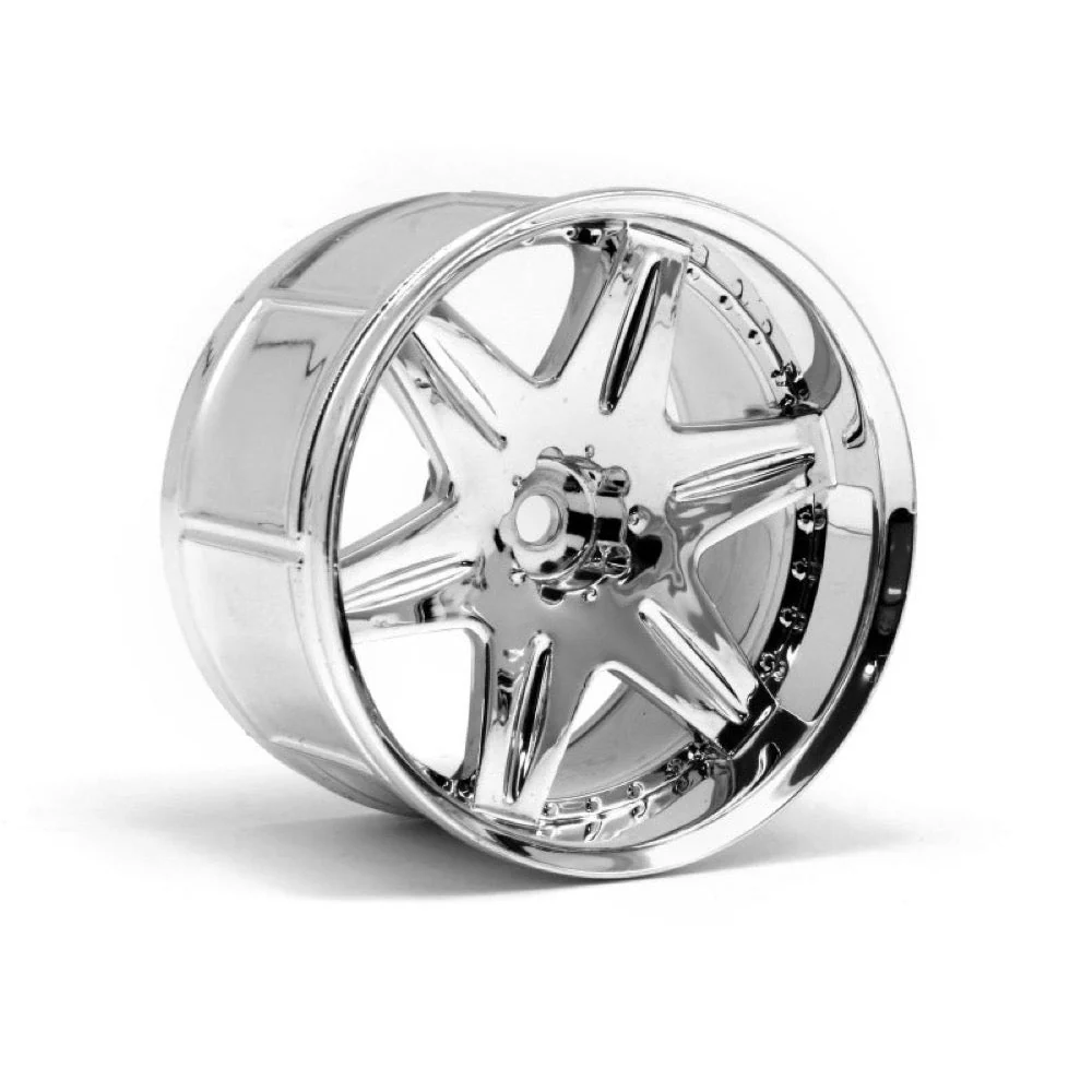 HPI 3344 Lp32 Wheel Work Ls406 Chrome (2pcs) - Image 2