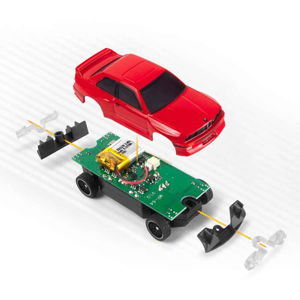 HPI nano-TTR 1989 BMW M3 E30 Ravaglia Red 160990 - Image 3