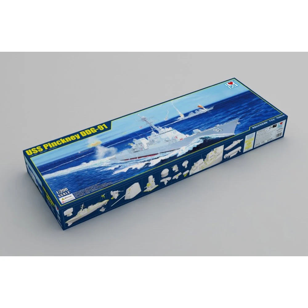 I Love Kit 1/200 USS Pinckney DDG-91 Plastic Model Kit - Image 2