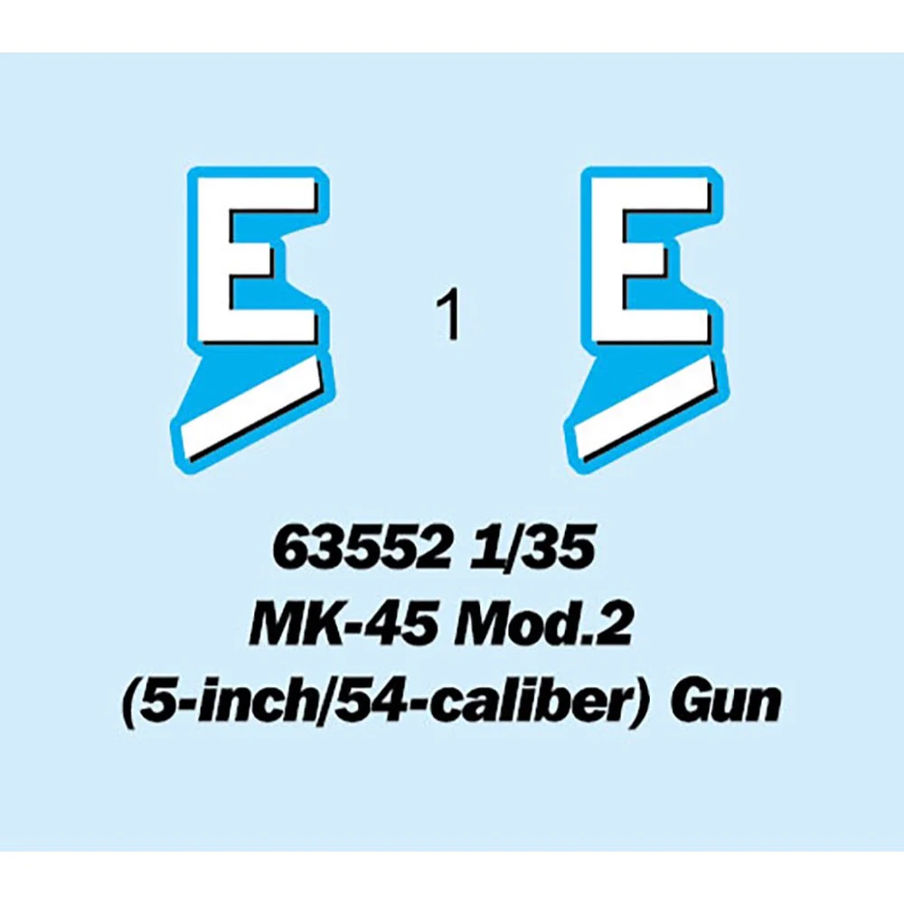 I Love Kit 1/35 MK-45 Mod.2 (5-inch/54-caliber) Gun Plastic Model Kit - Image 3