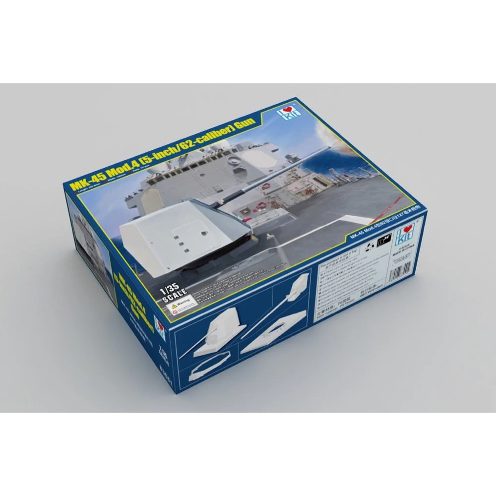 I Love Kit 1/35 MK-45 Mod.4 (5-inch/62-caliber) Gun Plastic Model Kit - Image 2