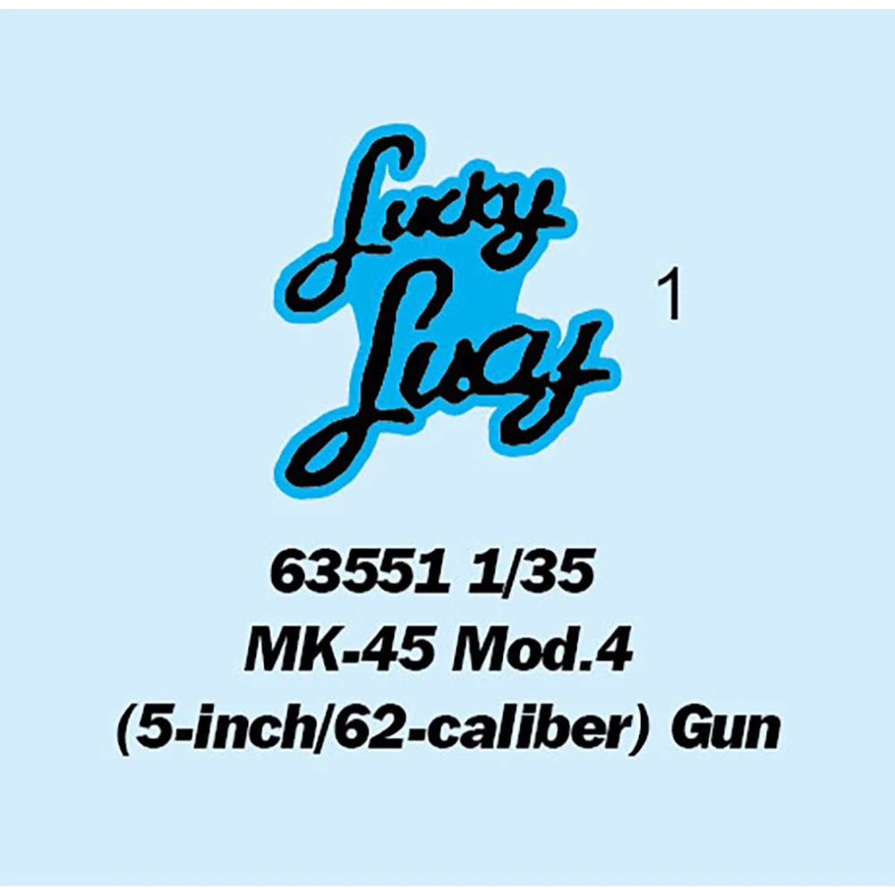 I Love Kit 1/35 MK-45 Mod.4 (5-inch/62-caliber) Gun Plastic Model Kit - Image 3