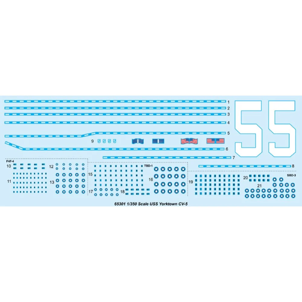 I Love Kit 65301 1/350 USS Yorktown CV-5 - Image 3
