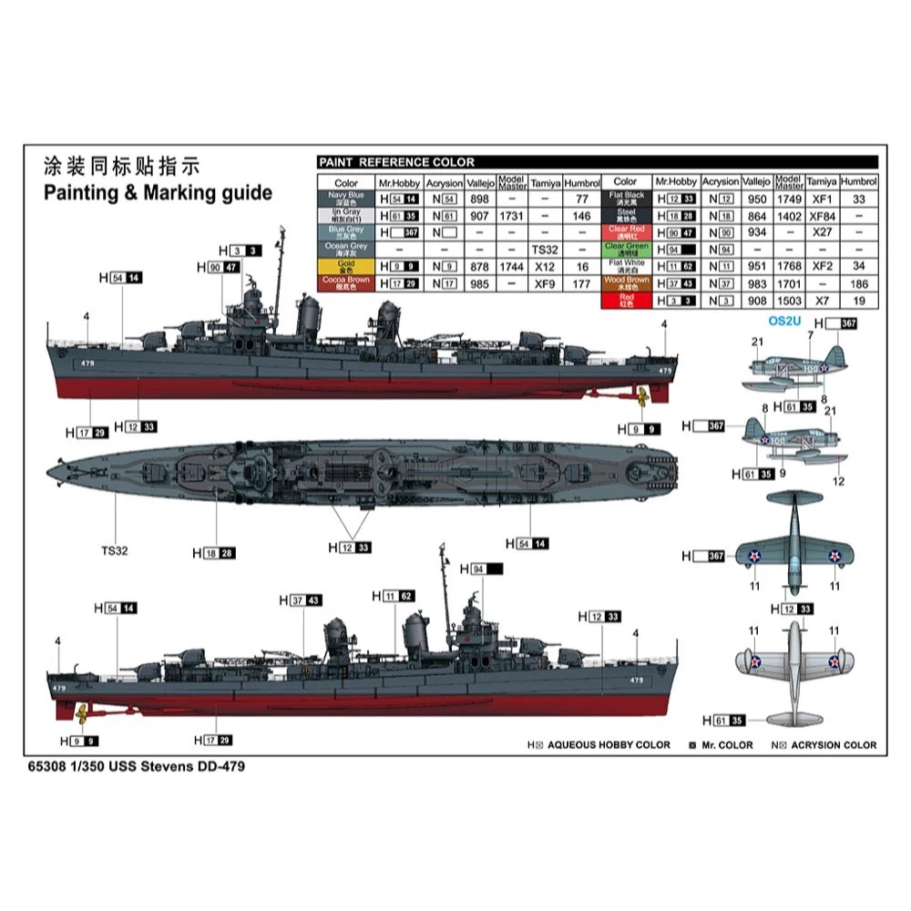 I Love Kit 65308 1/350 USS Stevens DD-479 - Image 4