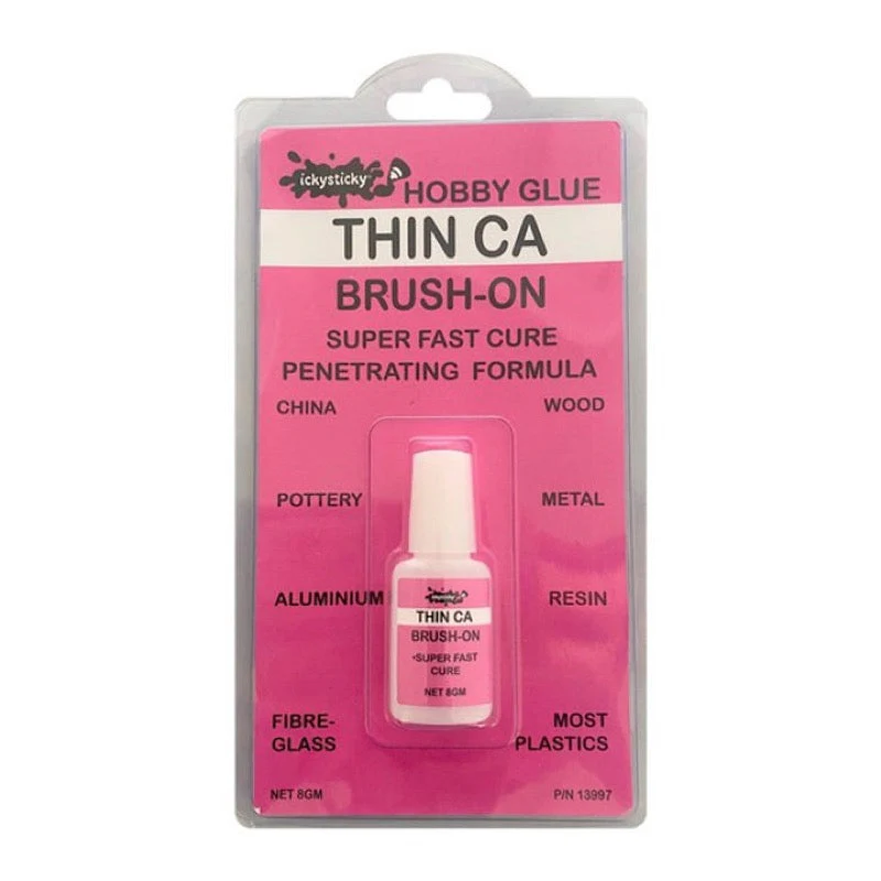 Icky Sticky 13997 Thin CA Glue Brush On 8gm