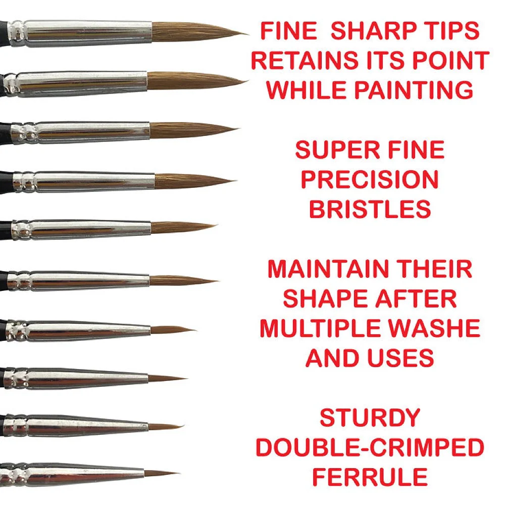 Icky Sticky 14026 Langhao Paint Brush Kit - Image 7
