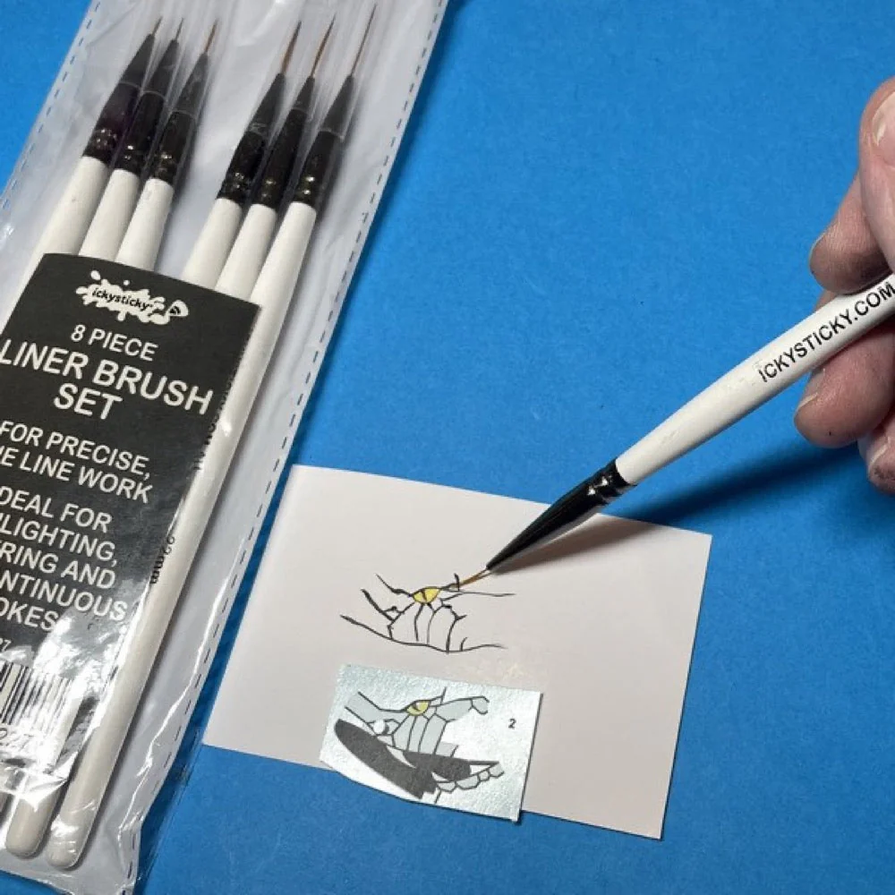 Icky Sticky 14027 Liner Brush Set - Image 3
