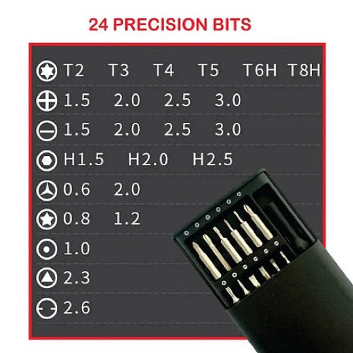 Icky Sticky 550101 24-in-1 Precision Screw Driver Set - Image 5