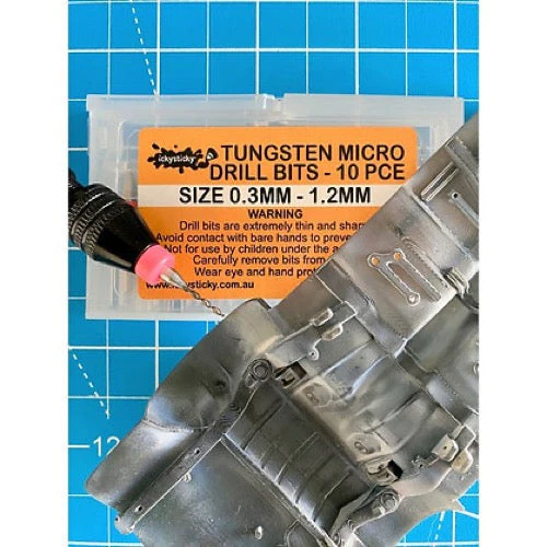 Icky Sticky 550104 Tungsten Micro Twist Drills 0.33mm - 1.2mm - Image 4