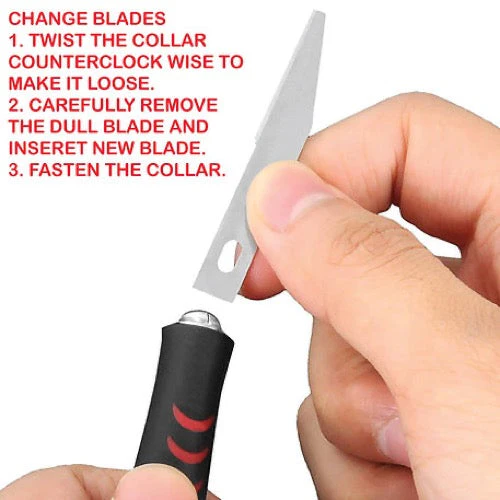 Icky Sticky 550123 16 Piece Hobby Knife Set - Image 6
