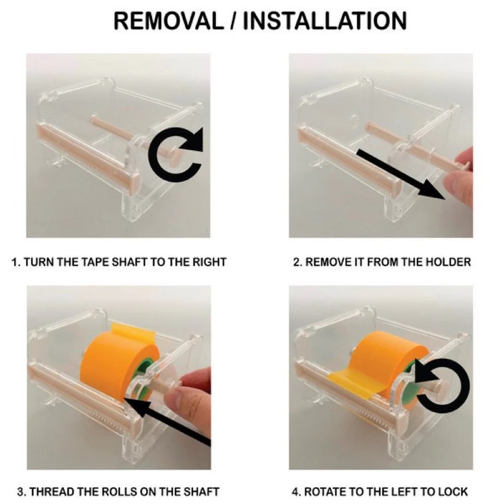 Icky Sticky 550132 Masking Tape Dispenser Set with Tapes - Image 4