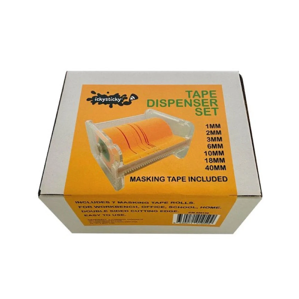 Icky Sticky 550132 Masking Tape Dispenser Set with Tapes - Image 6