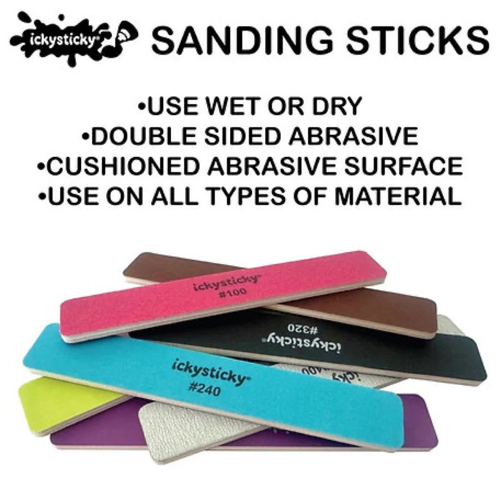 Icky Sticky 610611 Sanding Sticks Ultra Fine 6pk - Image 4