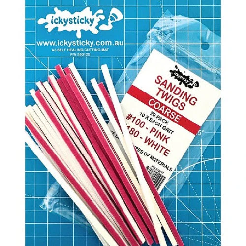 Icky Sticky 610616 Sanding Twigs Mixed 30pk - Image 2