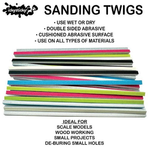 Icky Sticky 610617 Sanding Twigs Course 20pk - Image 11