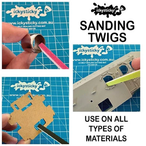 Icky Sticky 610619 Sanding Twigs Fine 20pk - Image 6