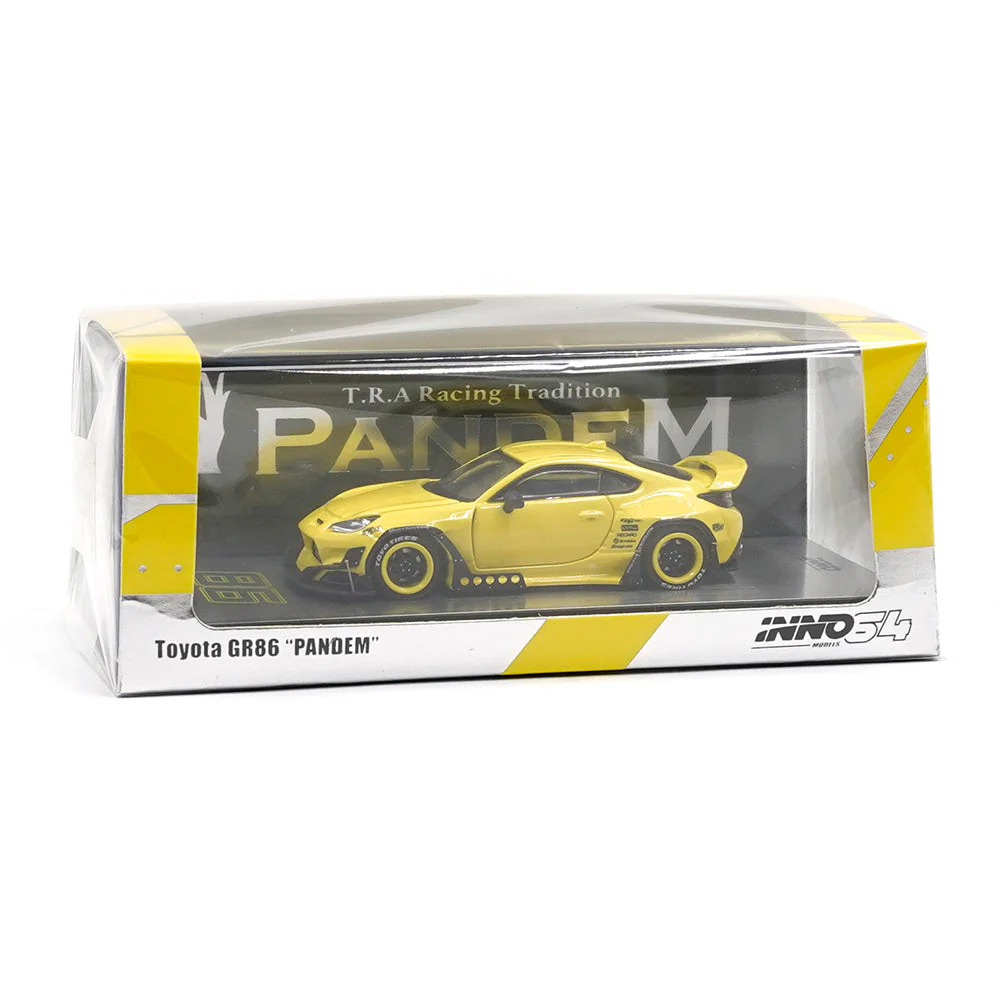 Inno 64-GR86P-YL 1/64 Toyota GR86 Pandem Yellow - Image 5