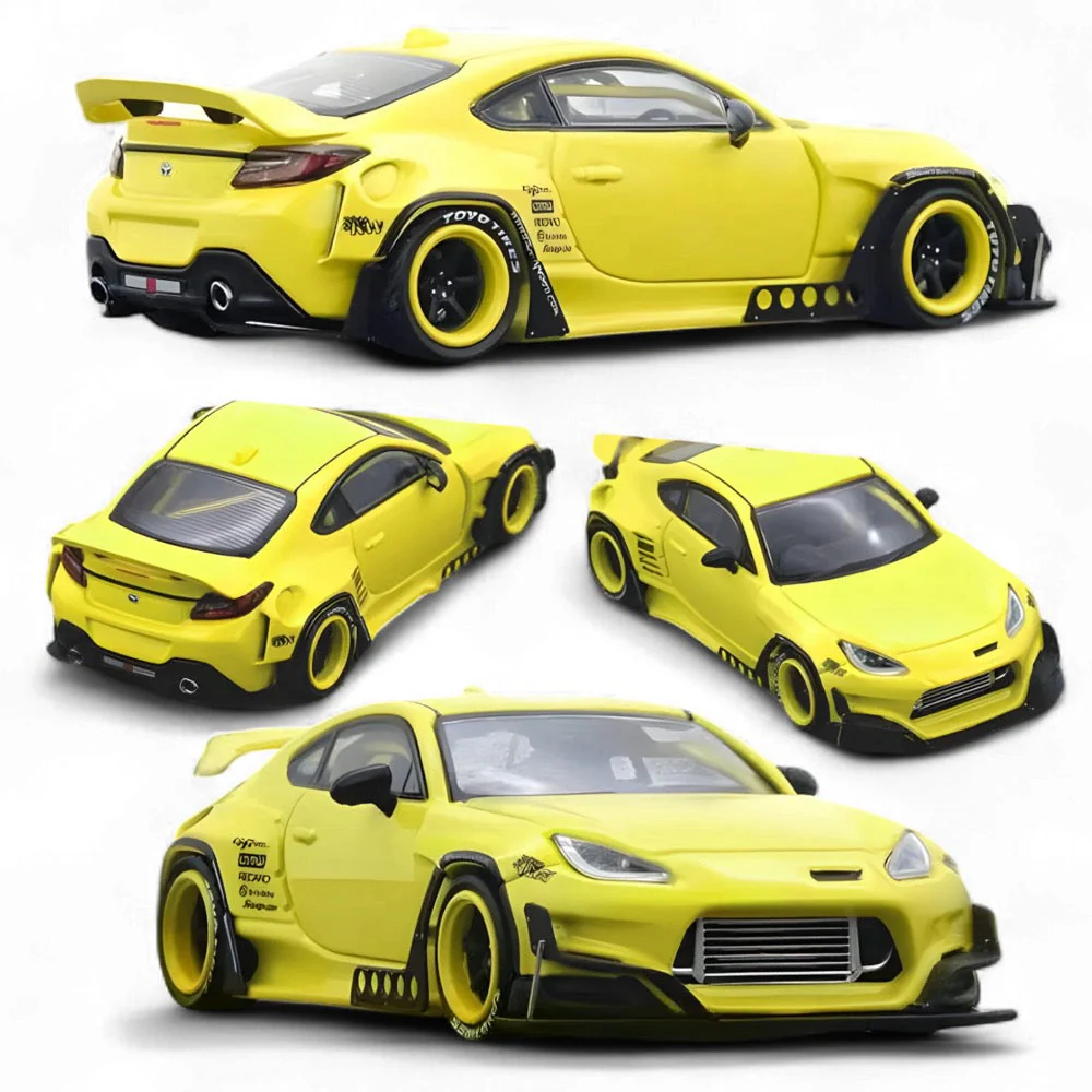Inno 64-GR86P-YL 1/64 Toyota GR86 Pandem Yellow - Image 6