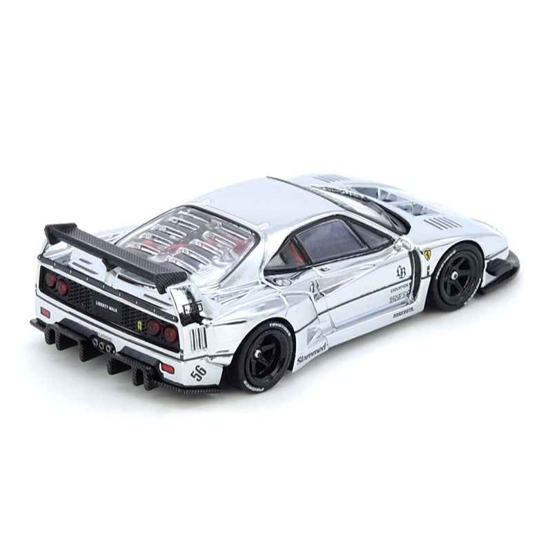 Inno 64-LBWKF40-CHS 1/64 LBWK F40 Chrome Silver - Image 6
