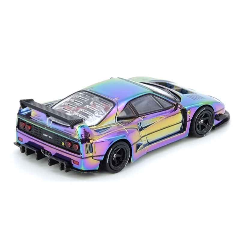 Inno 64-LBWKF40-CHS 1/64 LBWK F40 Chrome Silver - Image 7