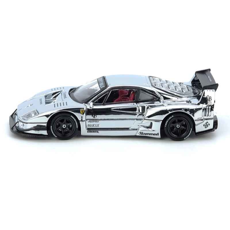 Inno 64-LBWKF40-CHS 1/64 LBWK F40 Chrome Silver - Image 8