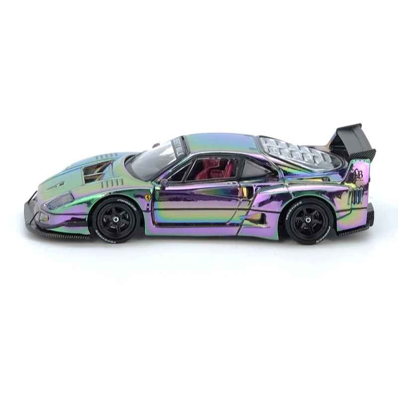 Inno 64-LBWKF40-CHS 1/64 LBWK F40 Chrome Silver - Image 9