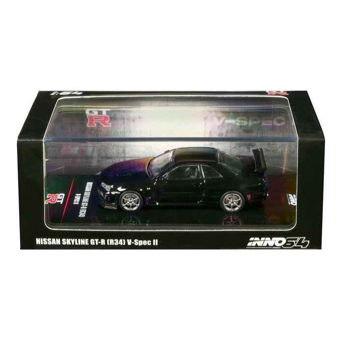 Inno 64-R34VS-BLA 1/64 Nissan Skyline GT-R R34 V-Spec II Black - Image 9