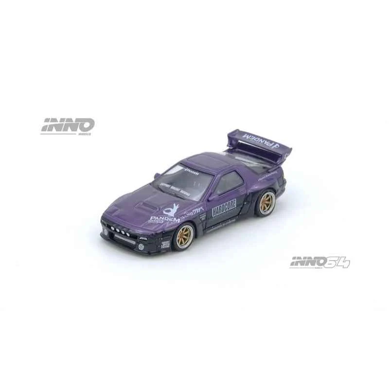 Inno 64-RX7FCP-PB 1/64 Mazda Rx-7 FC3S Pandem Rocket Bunny Purple - Image 12