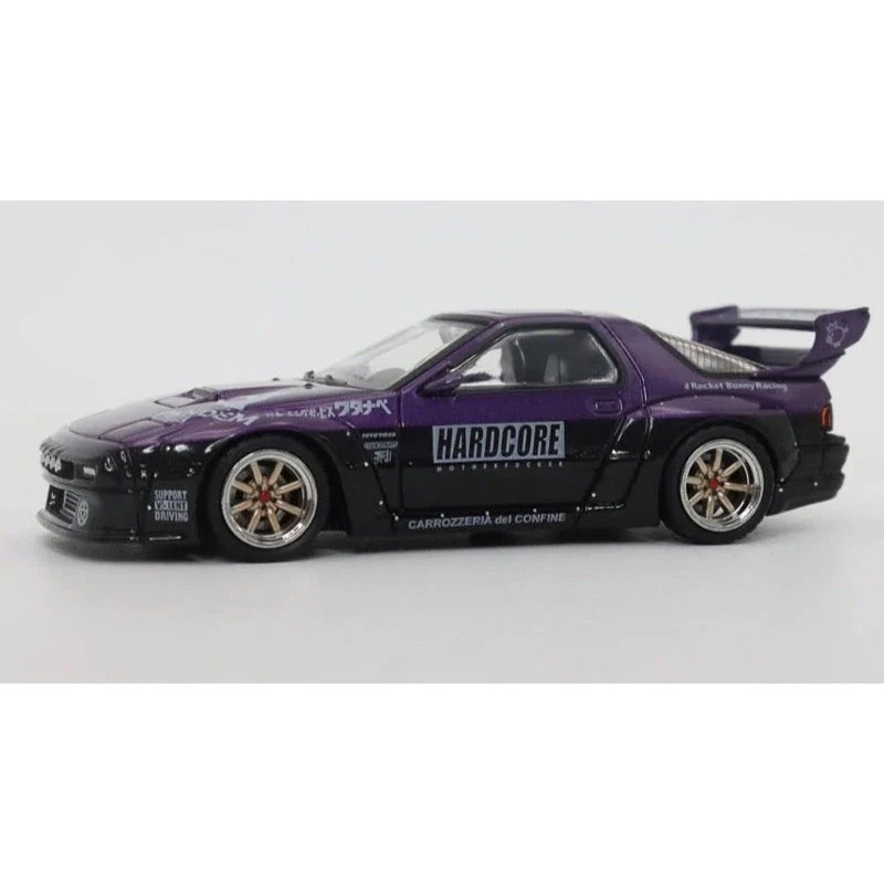 Inno 64-RX7FCP-PB 1/64 Mazda Rx-7 FC3S Pandem Rocket Bunny Purple - Image 6