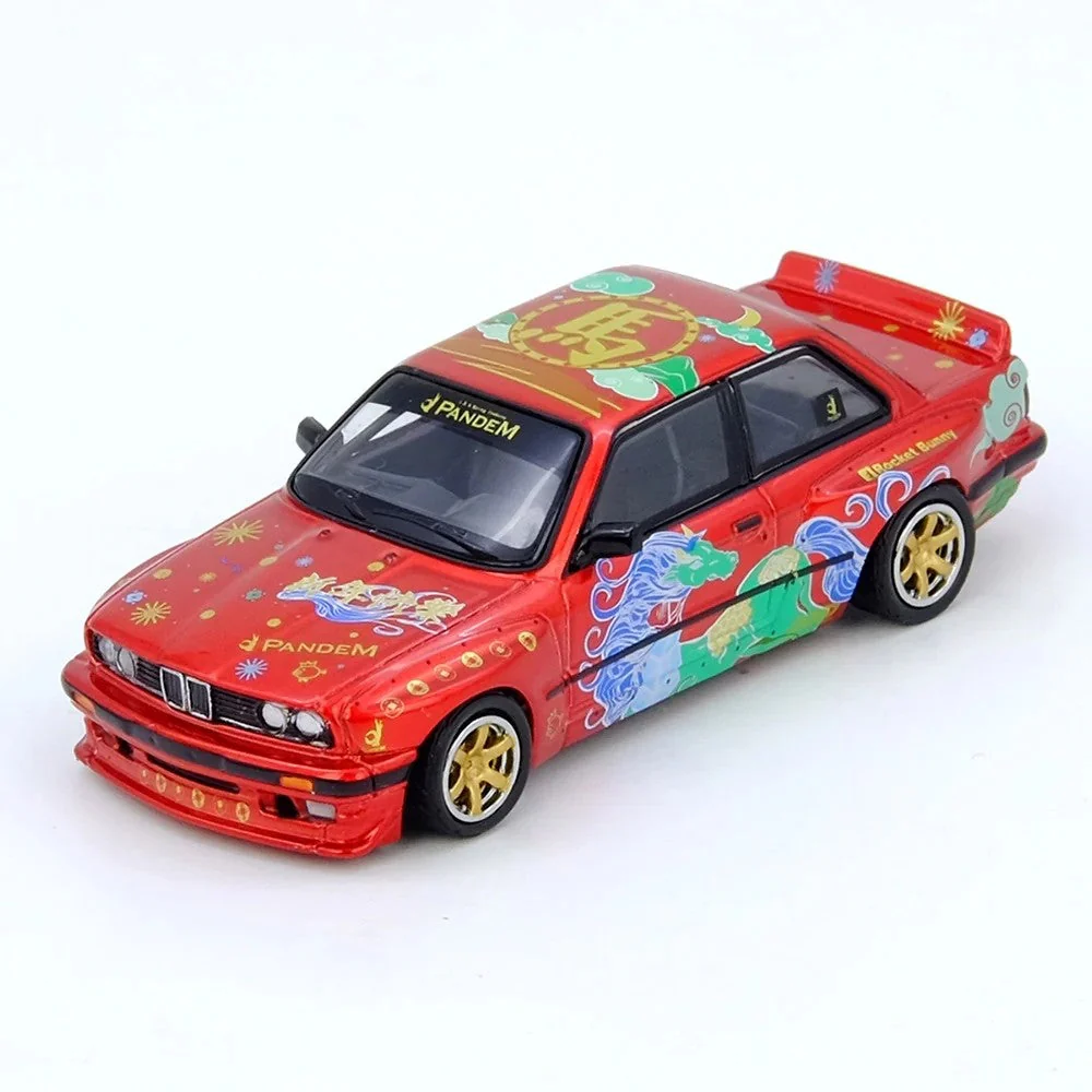 Inno IN64-E30P-CNY2026 1/64 E30 Pandem Rocket Bunny Year Of The Horse Chinese New Year 2026 Special Edition