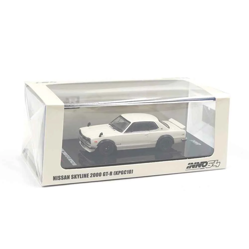 Inno IN64-KPGC10-WHI 1/64 Nissan Skyline 2000 GT-R KPGC10 White - Image 3