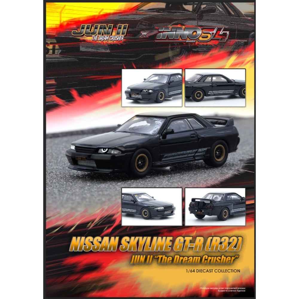 Inno IN64-R32-JUNII 1/64 Nissan Skyline GT-R (R32) Jun II World Fastest Street Legal Skyline Australian Special Edition - Image 5