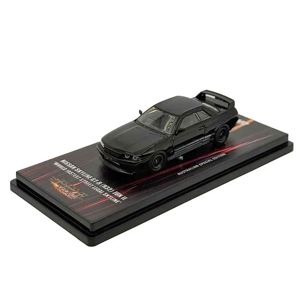 Inno IN64-R32-JUNII 1/64 Nissan Skyline GT-R (R32) Jun II World Fastest Street Legal Skyline Australian Special Edition - Image 7