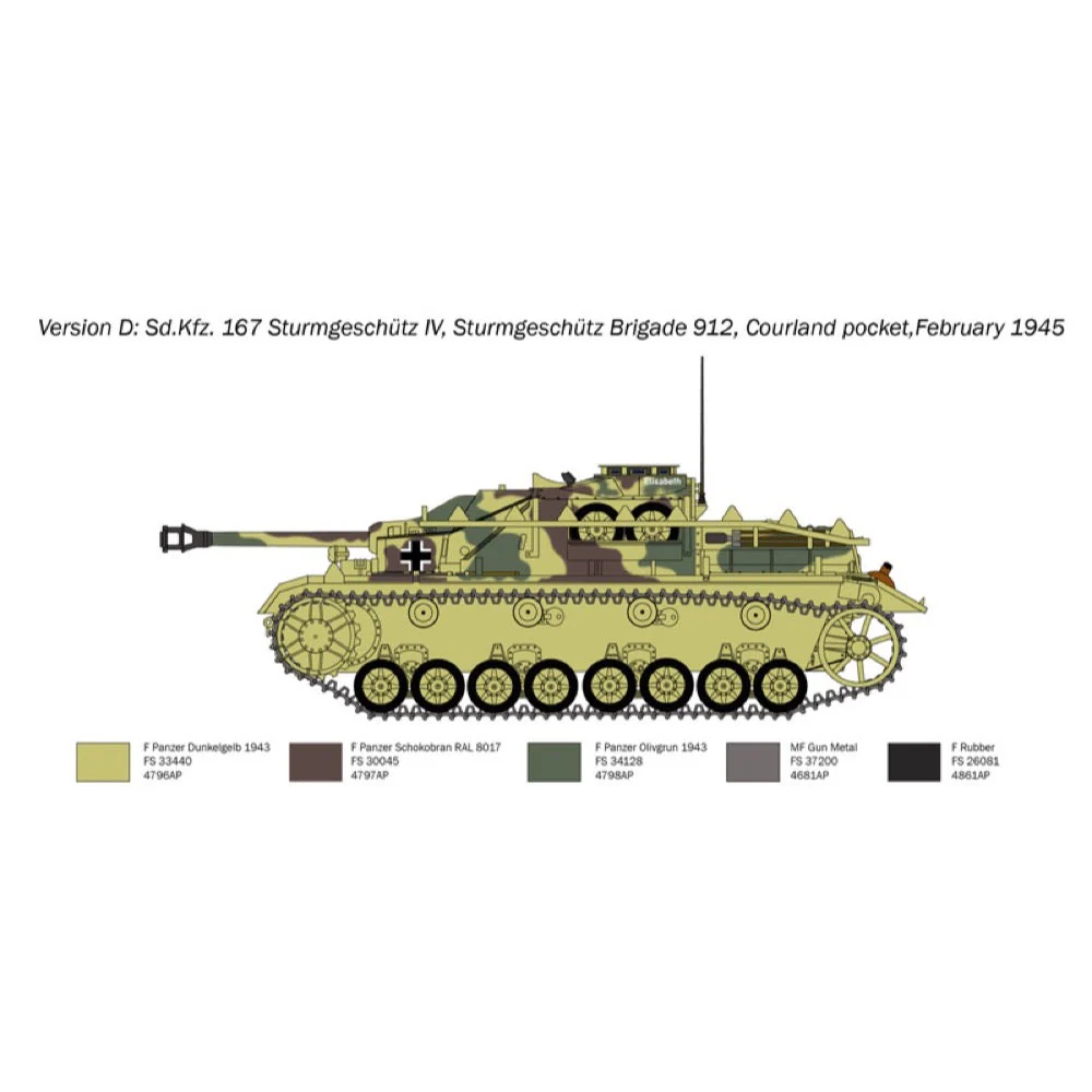 Italeri 0223s 1/35 Sd. Kfz. 167 Sturmgeschütz IV - Image 7