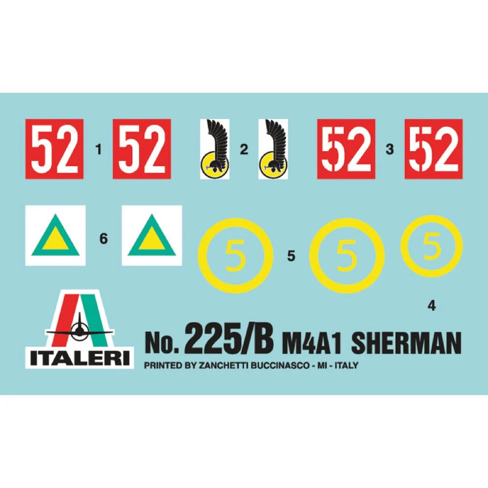 Italeri 0225 1/35 M4A1 Sherman - Image 4