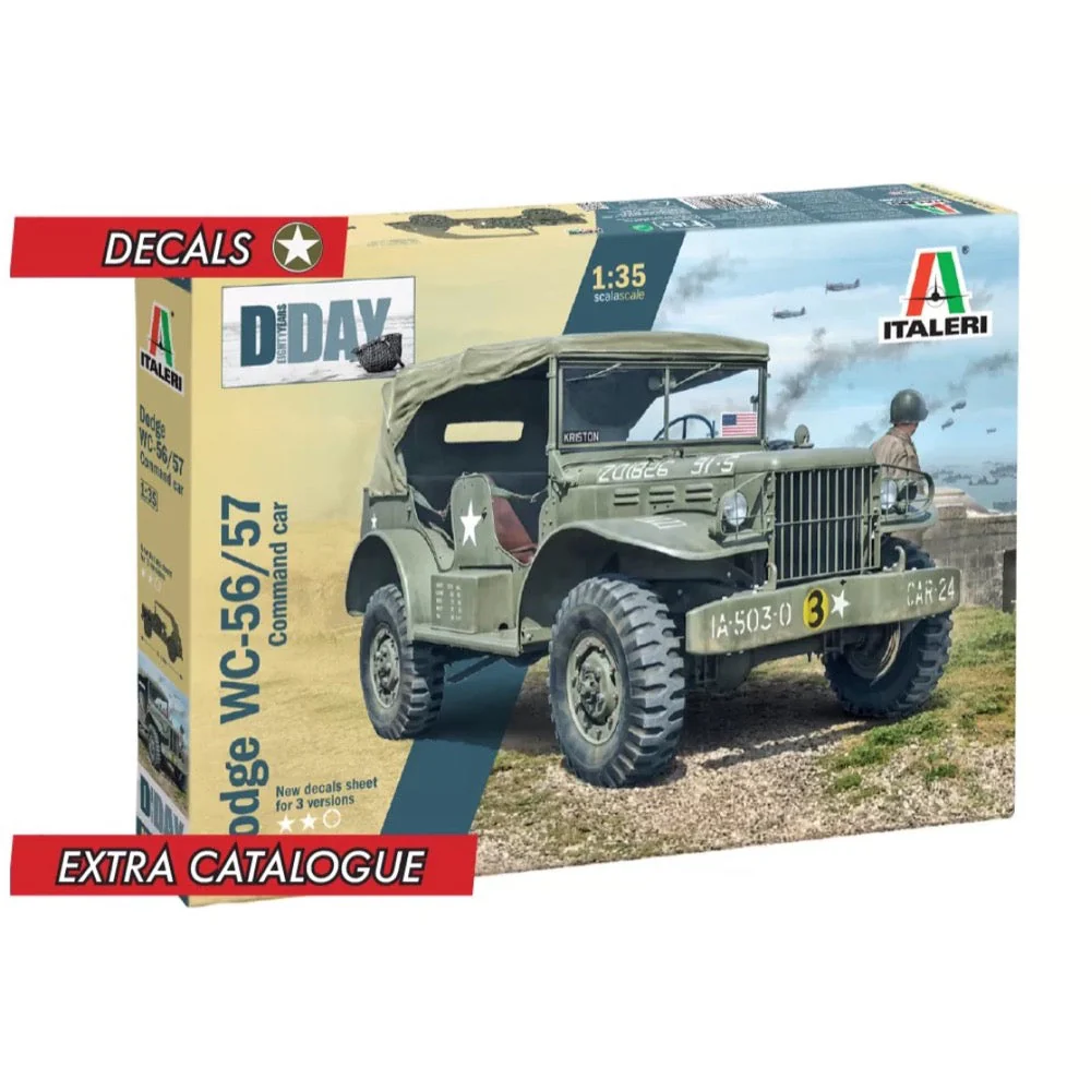 Italeri 0228S 1/35 Dodge WC-56/57 Command Car - Image 12