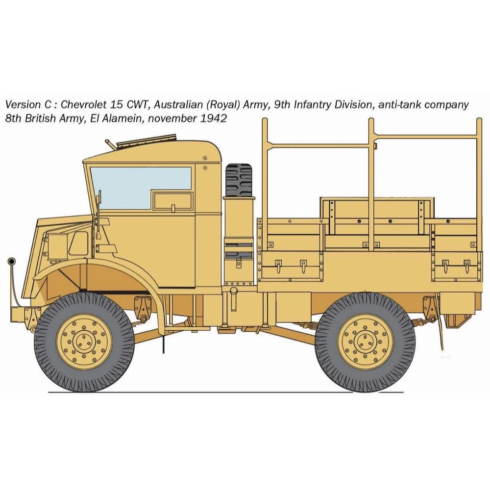 Italeri 0233S 1/35 Chevrolet 15 CWT 80th D-Day Anniversary - Image 5