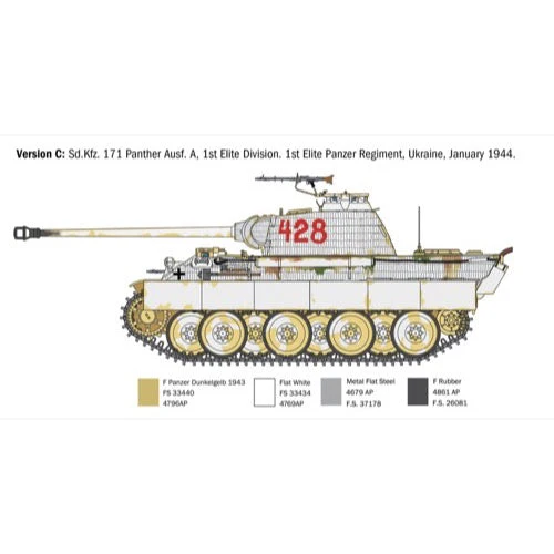 Italeri 0270S 1/35 Panther Ausf A SD Kfz.171 - Image 5