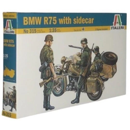 Italeri 0315 1/35 BMW 75 and Sidecar - Image 2