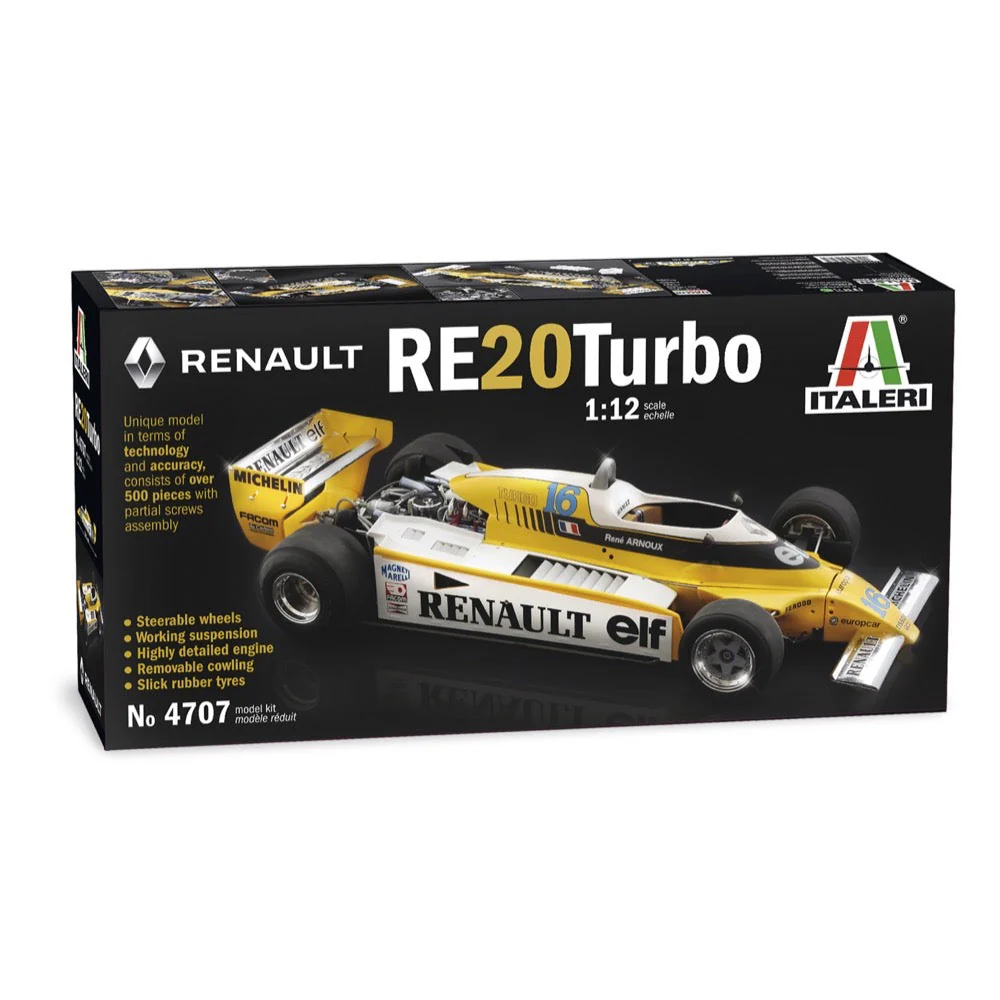 Italeri 4707 1/12 Renault RE 20 Turbo