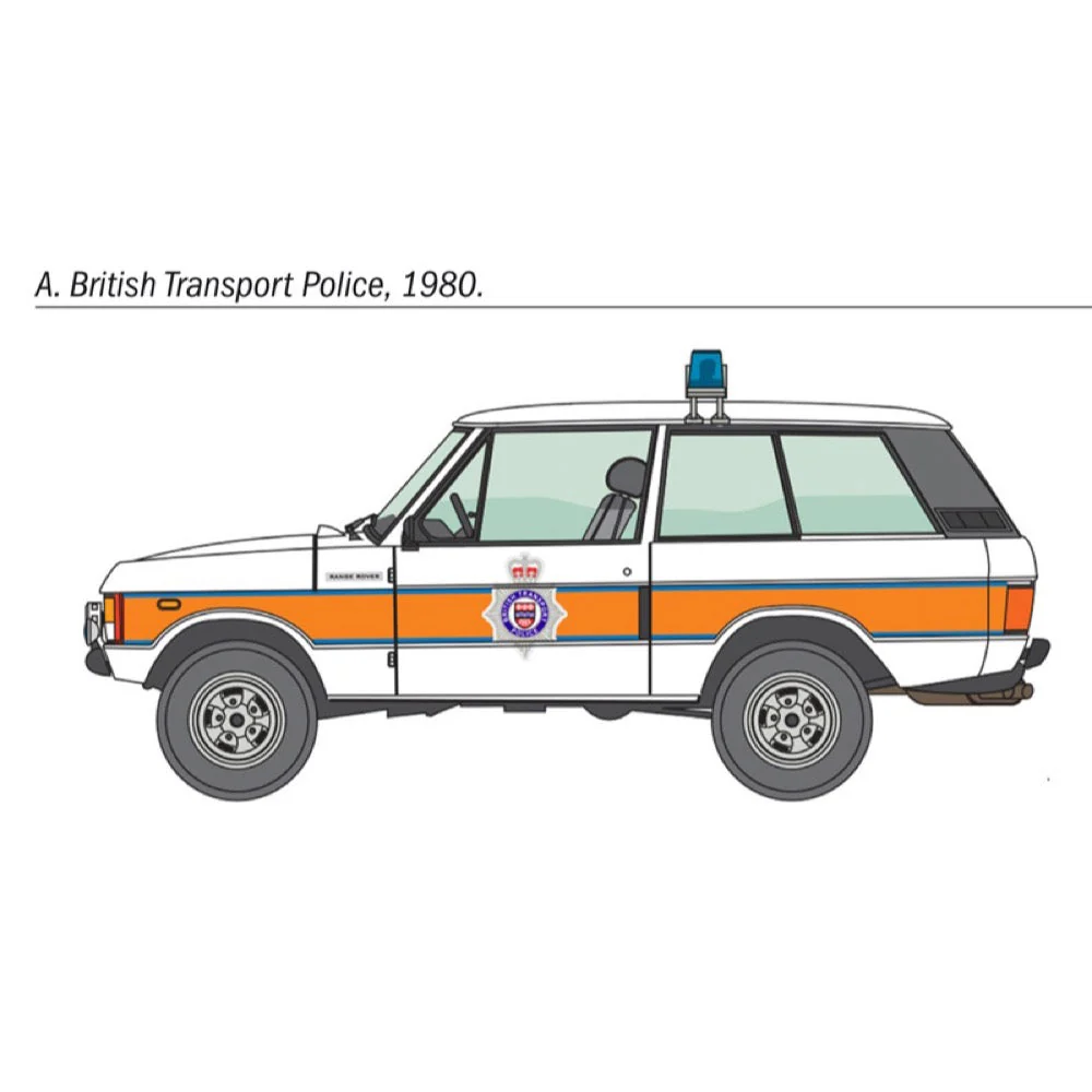 Italeri 3661 1/24 Police Range Rover - Image 3