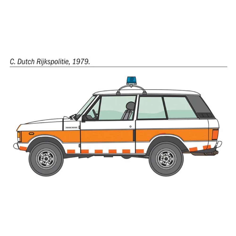 Italeri 3661 1/24 Police Range Rover - Image 5