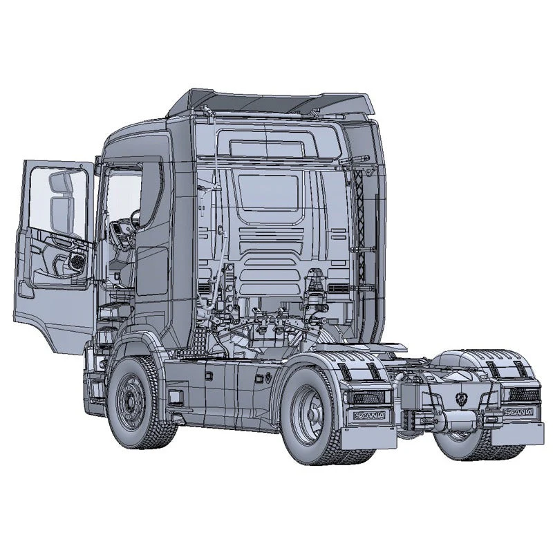 Italeri 3961 1/24 Scania S770 4x2 Normal Roof - Image 4