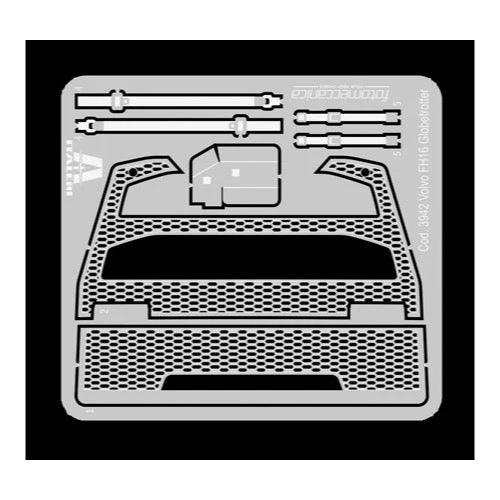 Italeri 3942 1/24 Volvo FH 16 Globetrotter 2012 Med. Roof - Image 6