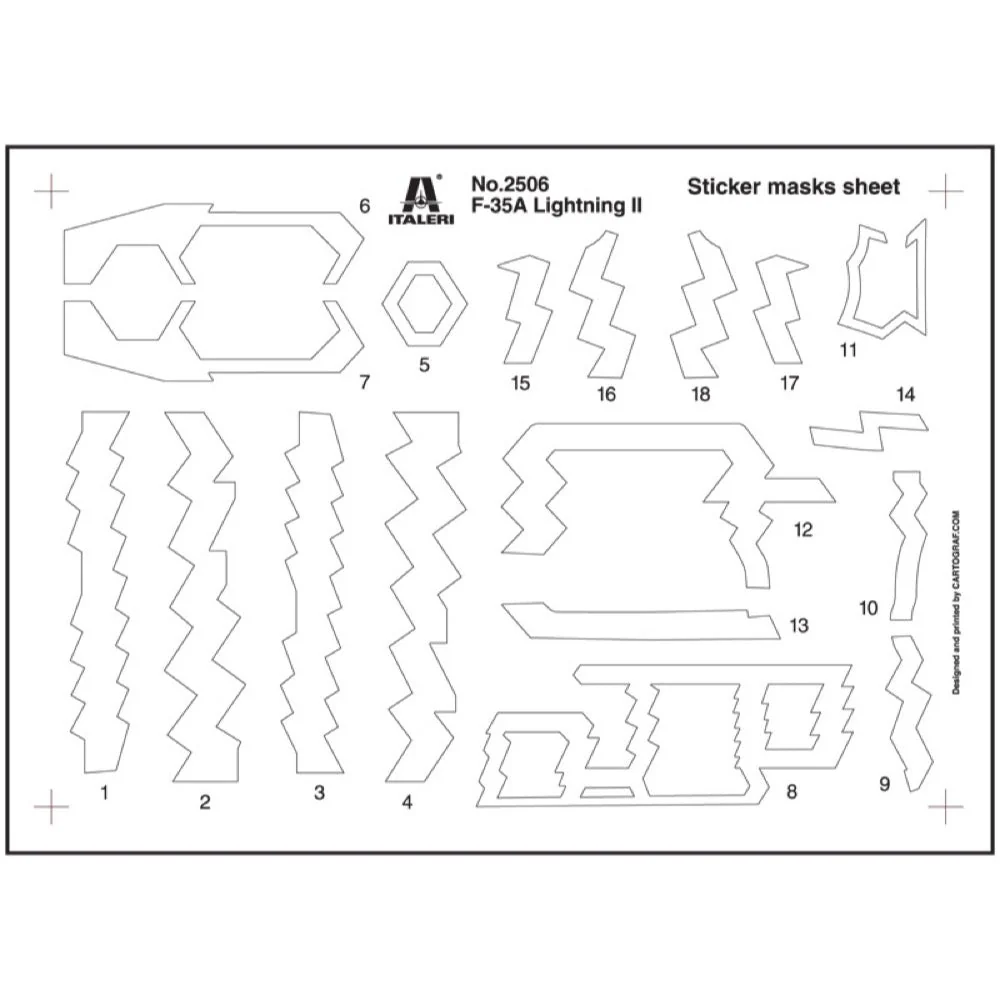 Italeri 2506 1/32 Lockheed Martin F-35A Lightning II (RAAF Decals) - Image 4